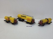 3x Kessel-Wagen Minol H0 alt