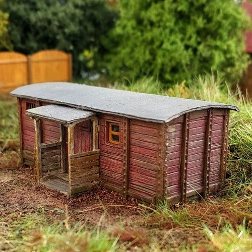 Gartenhäuschen wagen 87 - gartenhäuschen, 1:87