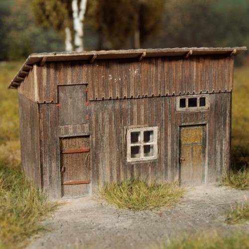 Holzschuppen spur h0 - holzschuppen, 1:87