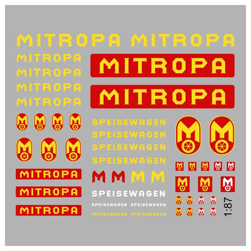 Waterslide decal spur h0 - 1:87,